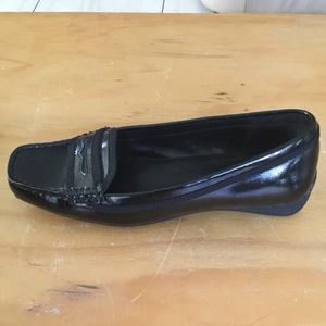 Black Flats Loafers Shoes By Chaps ❤️